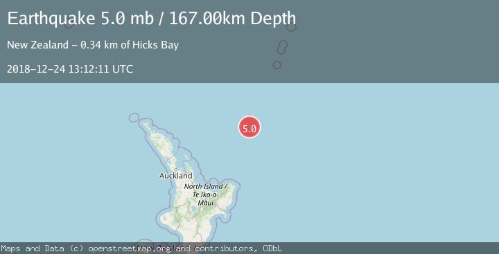 Map of SOUTH OF KERMADEC ISLANDS