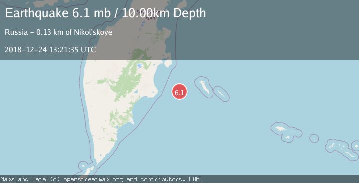 Map of KOMANDORSKIYE OSTROVA REGION