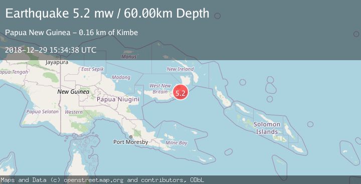Map of NEW BRITAIN REGION, P.N.G.