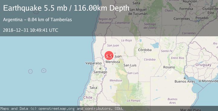 Map of SAN JUAN, ARGENTINA