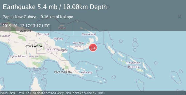 Map of NEW BRITAIN REGION, P.N.G.