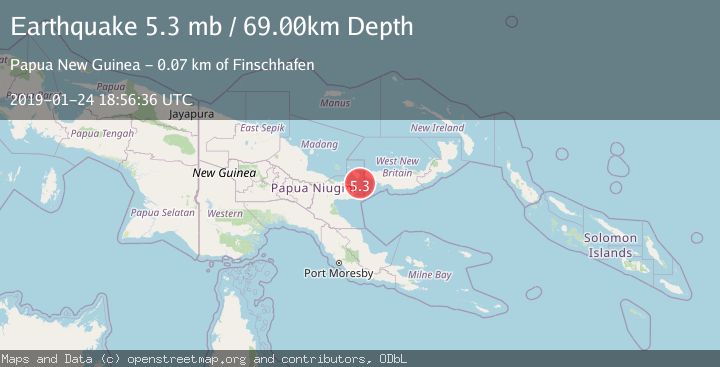 Map of NEW BRITAIN REGION, P.N.G.