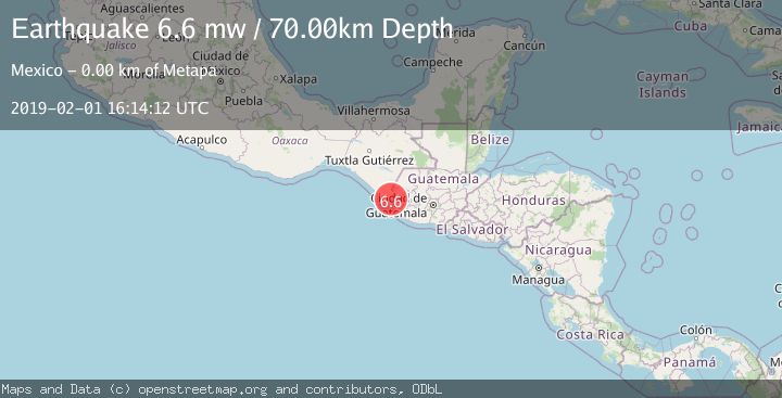 Map of CHIAPAS, MEXICO