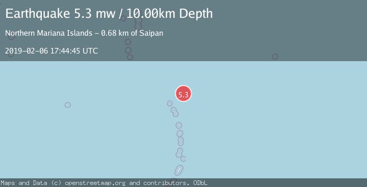 Map of MARIANA ISLANDS REGION