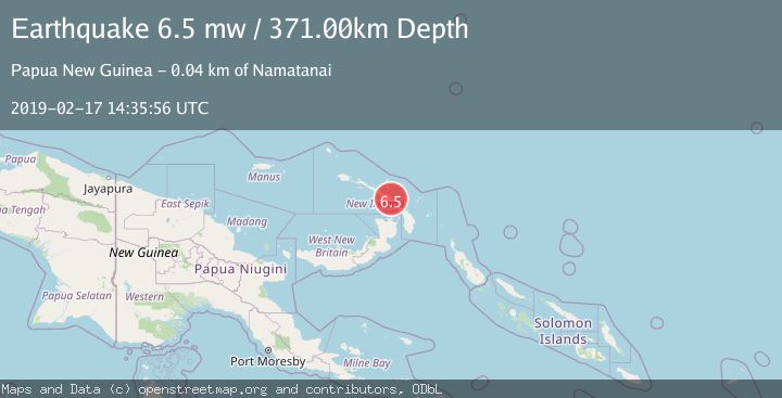 Map of NEW IRELAND REGION, P.N.G.