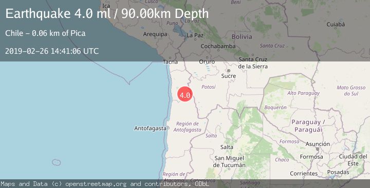 Map of TARAPACA, CHILE