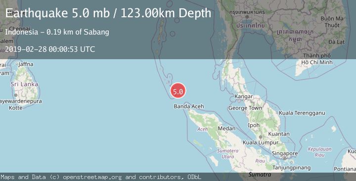 Map of NICOBAR ISLANDS, INDIA REGION