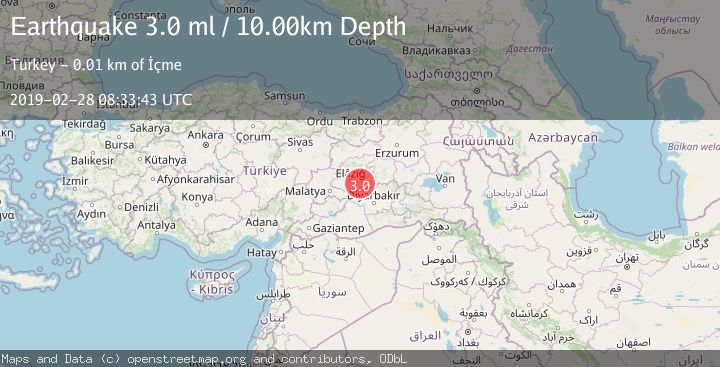 Map of EASTERN TURKEY