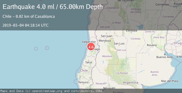 Map of REGION METROPOLITANA, CHILE