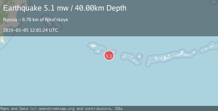 Map of RAT ISLANDS, ALEUTIAN ISLANDS