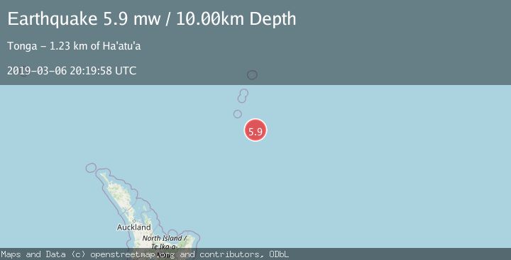 Map of SOUTH OF KERMADEC ISLANDS