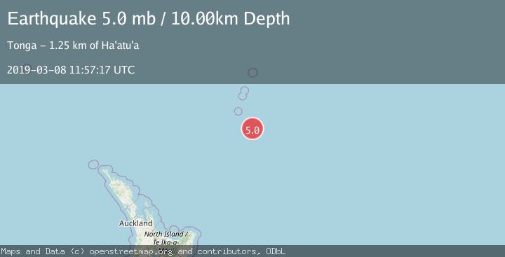 Map of SOUTH OF KERMADEC ISLANDS