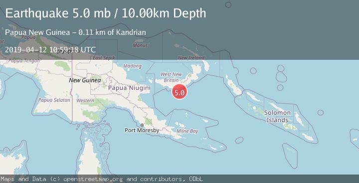 Map of NEW BRITAIN REGION, P.N.G.
