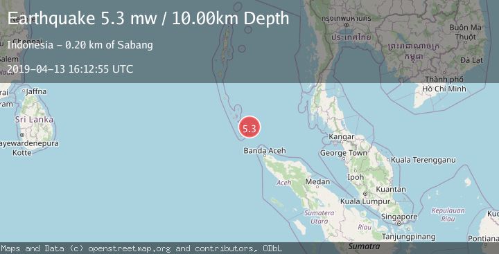 Map of NICOBAR ISLANDS, INDIA REGION