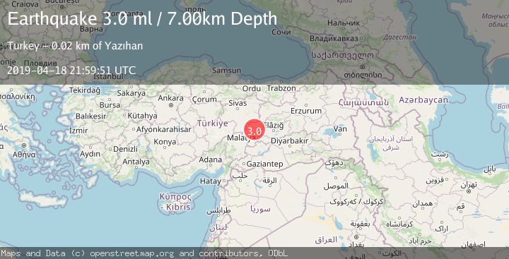 Map of EASTERN TURKEY