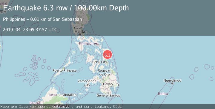 Map of SAMAR, PHILIPPINES
