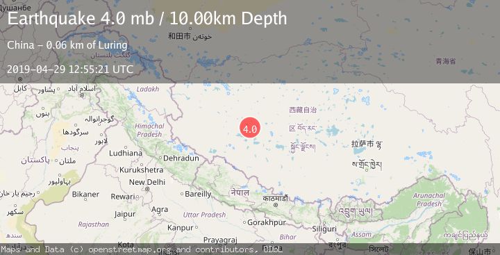 Map of WESTERN XIZANG