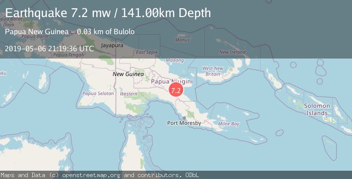 Map of EASTERN NEW GUINEA REG., P.N.G.