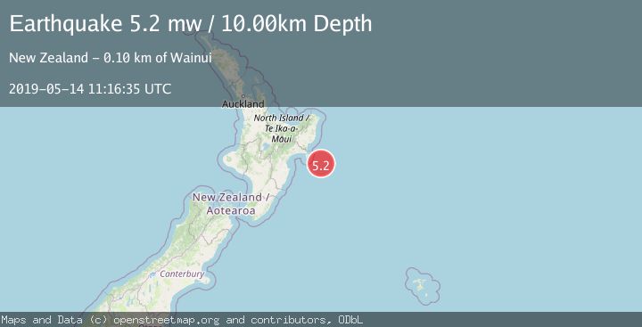 Map of OFF E. COAST OF N. ISLAND, N.Z.