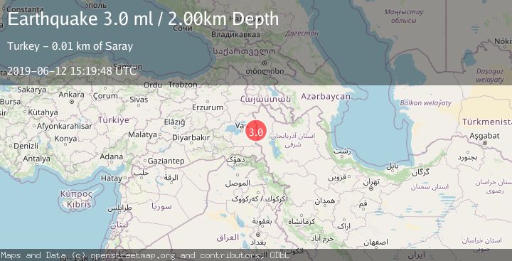 Map of TURKEY-IRAN BORDER REGION