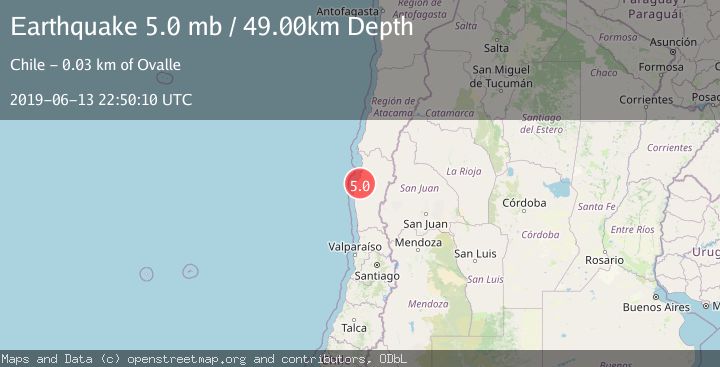 Map of COQUIMBO, CHILE