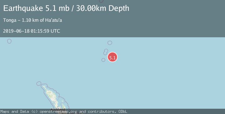 Map of KERMADEC ISLANDS, NEW ZEALAND