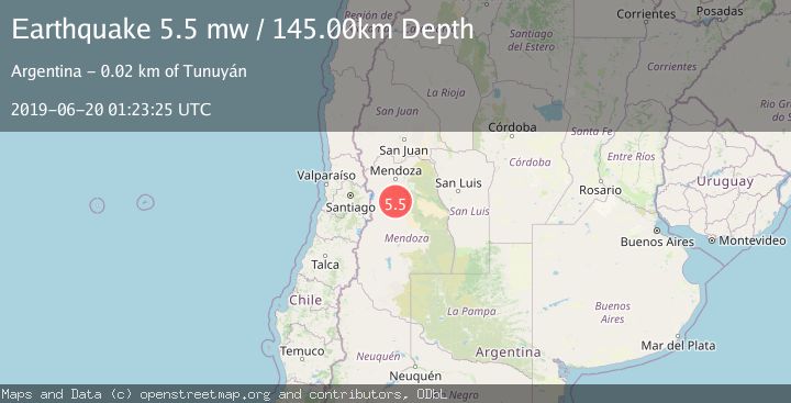 Map of MENDOZA, ARGENTINA