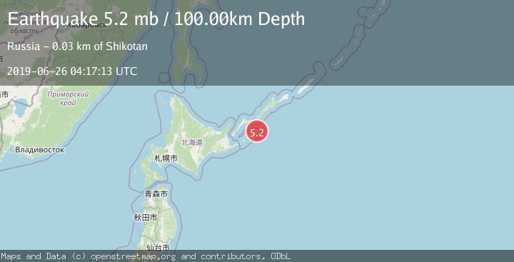 Map of KURIL ISLANDS