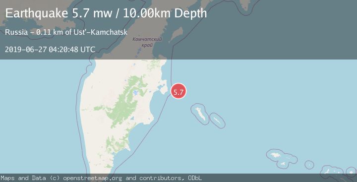 Map of KOMANDORSKIYE OSTROVA REGION