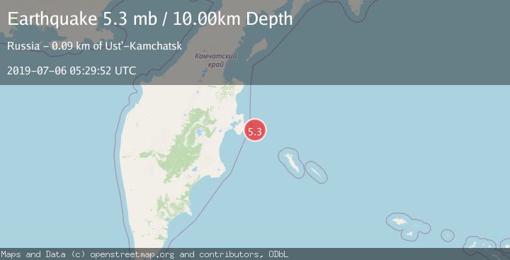 Map of NEAR EAST COAST OF KAMCHATKA