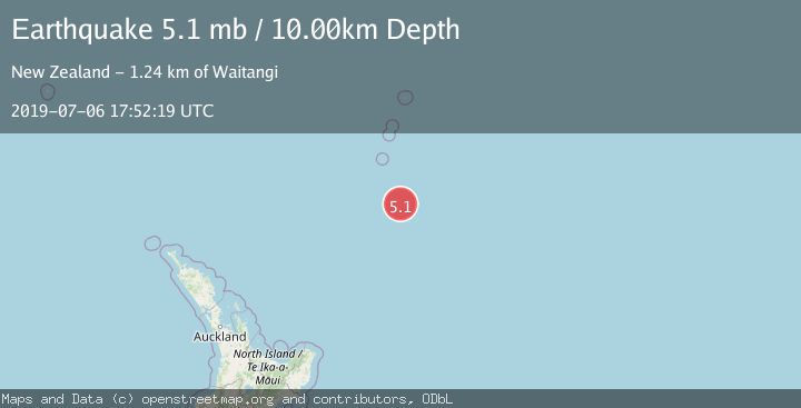 Map of SOUTH OF KERMADEC ISLANDS