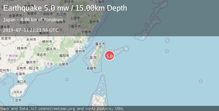 Map of TAIWAN REGION