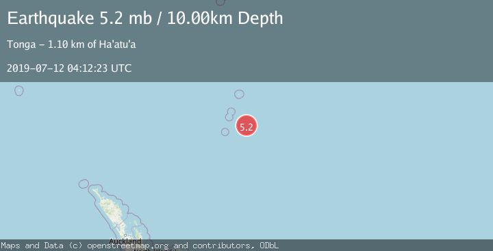 Map of KERMADEC ISLANDS, NEW ZEALAND