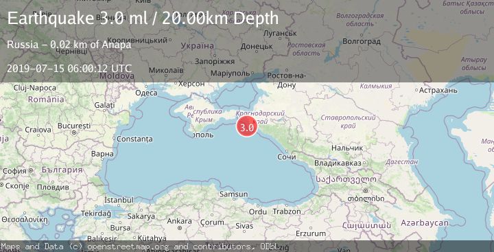Map of CAUCASUS REGION, RUSSIA