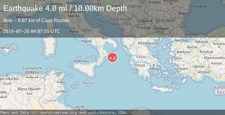 Map of SOUTHERN ITALY