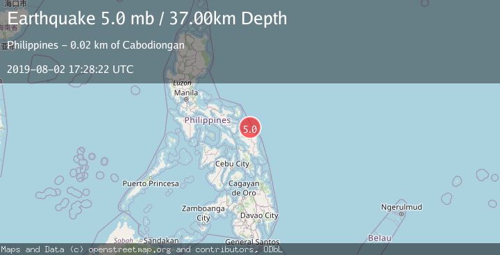 Map of SAMAR, PHILIPPINES