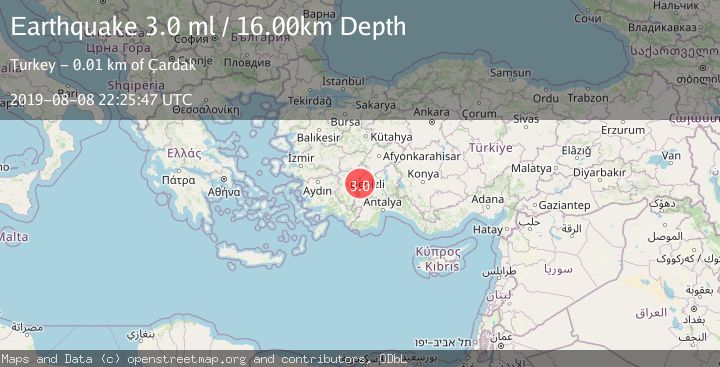 Map of WESTERN TURKEY
