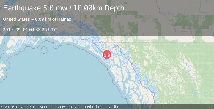 Map of BRITISH COLUMBIA, CANADA
