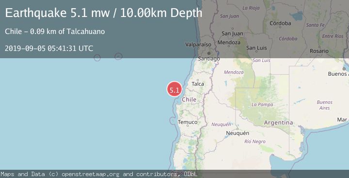 Map of OFFSHORE BIO-BIO, CHILE