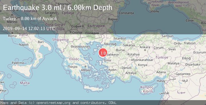 Map of NEAR THE COAST OF WESTERN TURKEY