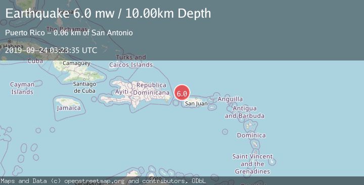 Map of PUERTO RICO REGION