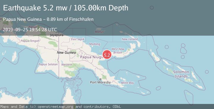 Map of NEW BRITAIN REGION, P.N.G.