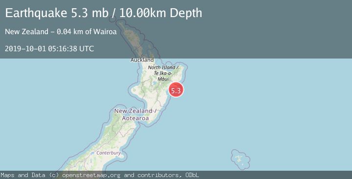 Map of OFF E. COAST OF N. ISLAND, N.Z.