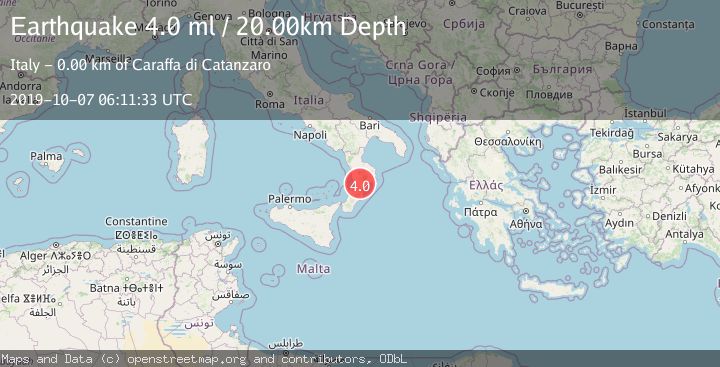 Map of SOUTHERN ITALY