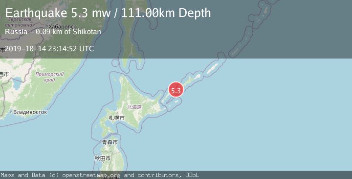 Map of KURIL ISLANDS