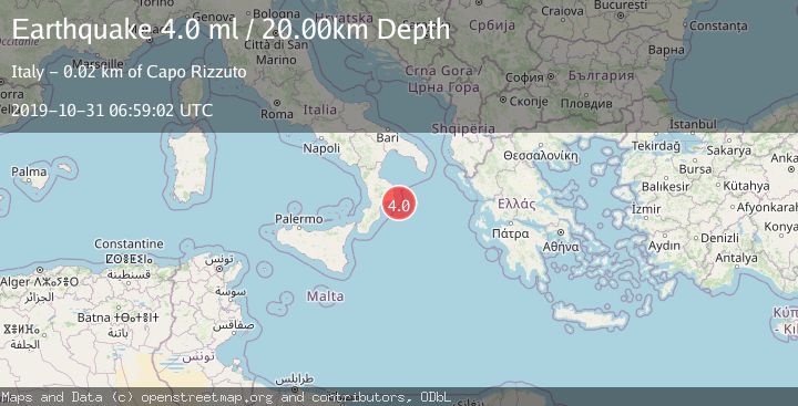Map of SOUTHERN ITALY