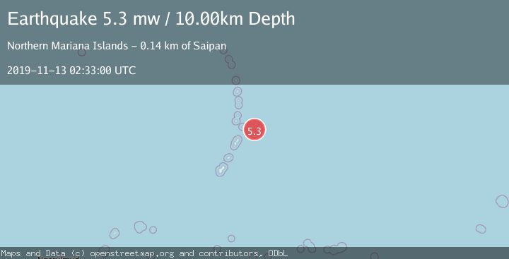 Map of SAIPAN REG., N. MARIANA ISLANDS