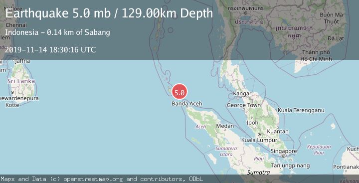 Map of NICOBAR ISLANDS, INDIA REGION