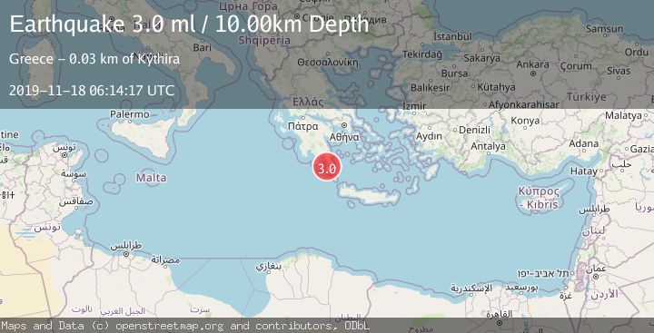 Map of SOUTHERN GREECE