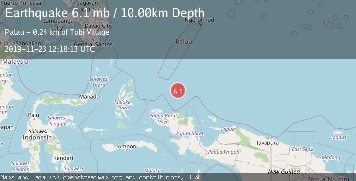 Map of PAPUA REGION, INDONESIA
